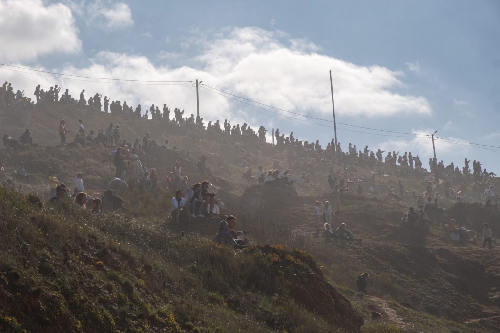 Surfing Banned at Nazaré after the historical October Swell Nazaré 2020 - October swell attracts many spectators during Corona Pandemic