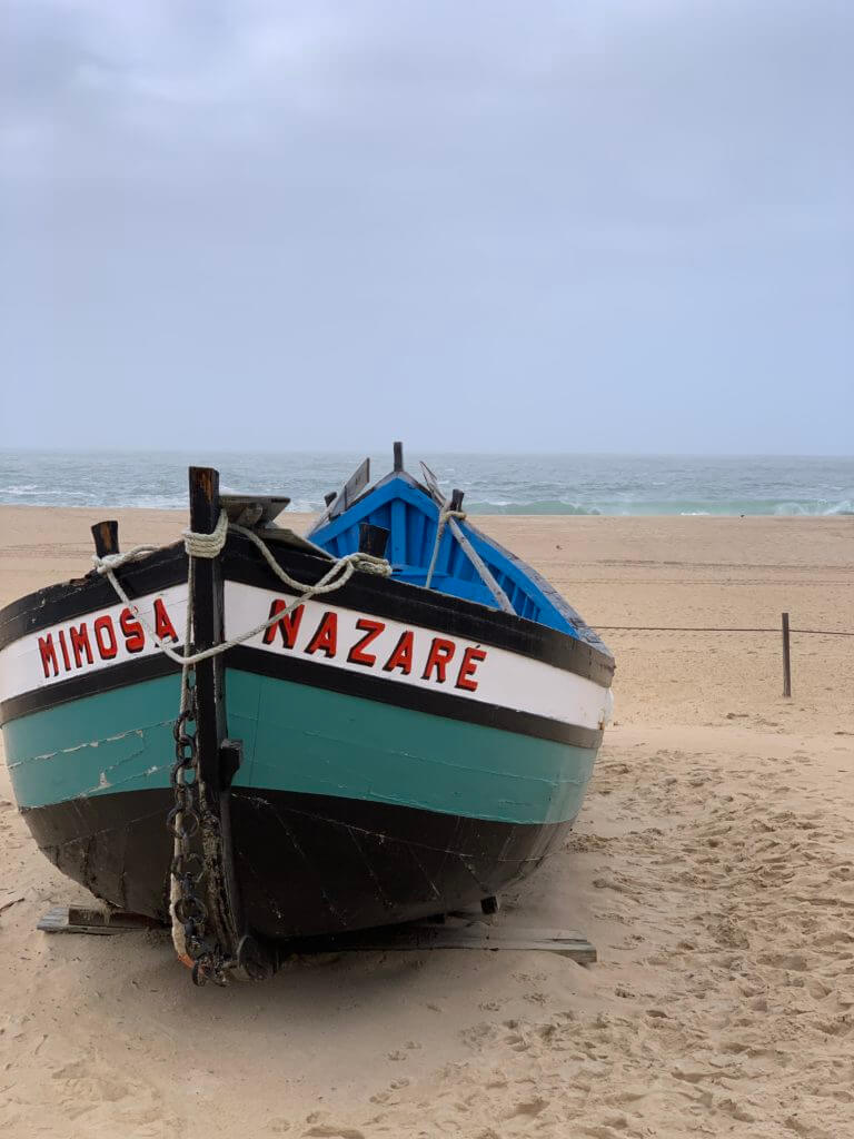 nazare fishing boat mimosa