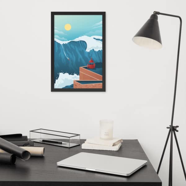 premium luster photo paper framed poster in black 12x18 front 638c7da069ed1