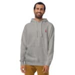 unisex premium hoodie carbon grey front 638c823e7aca6
