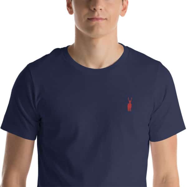 unisex staple t shirt navy zoomed in 638c833d3ff51